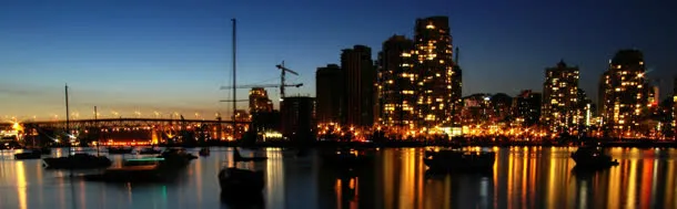 房地产夜景banner创意设计