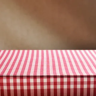 粉色格子桌布主图背景素材高清