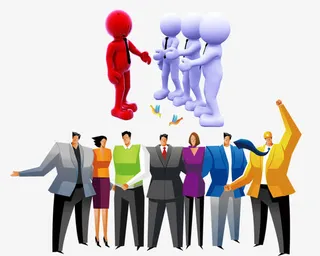 商务卡通形象免抠