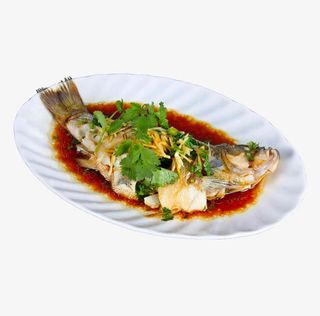 清蒸鲈鱼实物免抠