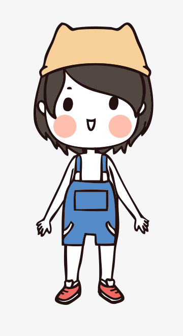 人物手绘插画可爱素材78免抠