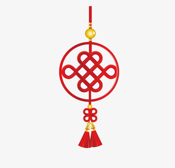 新春年货中国结免抠
