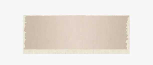 米白米灰色有纹理文字标签免抠