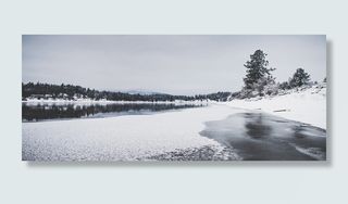 淘宝羽绒服冬季雪景背景banner高清
