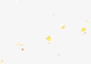 手绘简单黄色水墨免抠