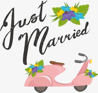 粉色可爱摩托车免抠