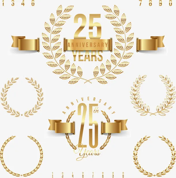 矢量25周年庆免抠
