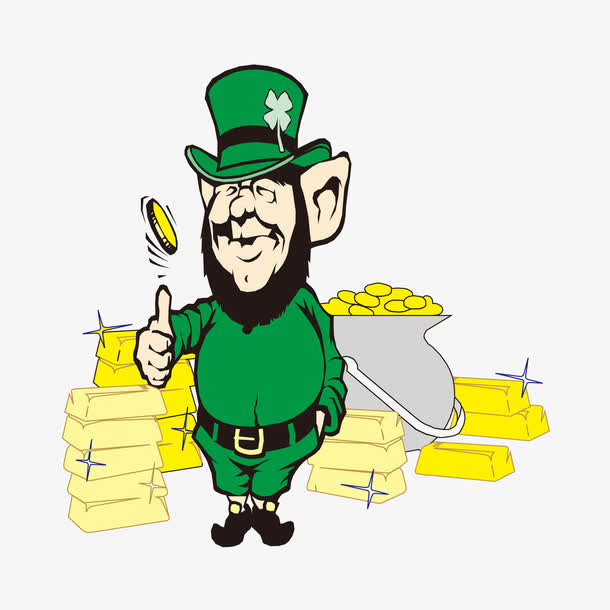 抛金币人物矢量免抠