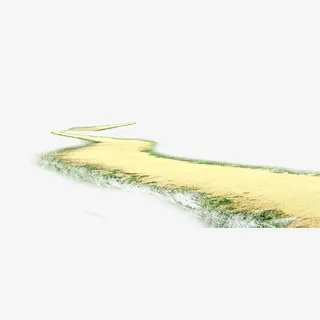 乡间小道图免抠