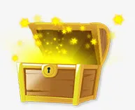 打开的宝箱免抠