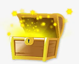 打开的宝箱免抠