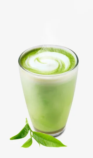 一杯抹茶PNG免抠