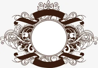 复古欧式边框免抠