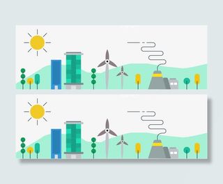 矢量扁平化生活图标免抠