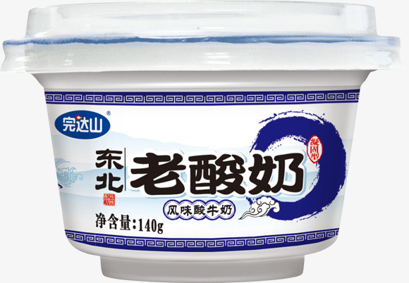 实物东北老酸奶免抠免抠