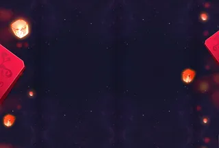 孔明灯，元宵节，传统节日高清