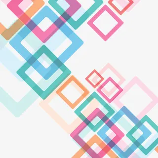 彩色菱形环背景矢量素材