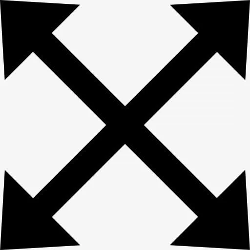 移动四箭界面符号图标免抠