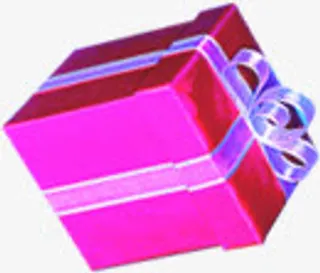 紫色礼盒中秋素材免抠