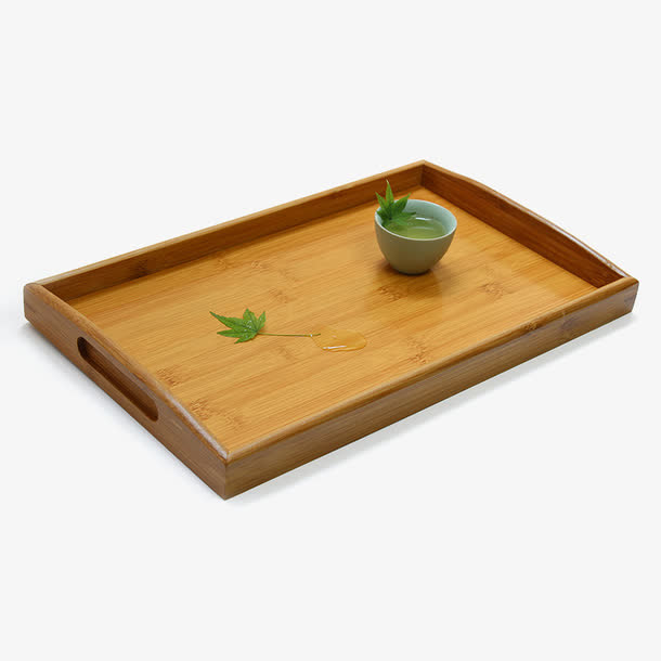 厨房用品实木托盘免抠
