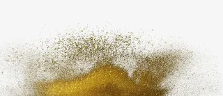 打翻的金色粉末免抠