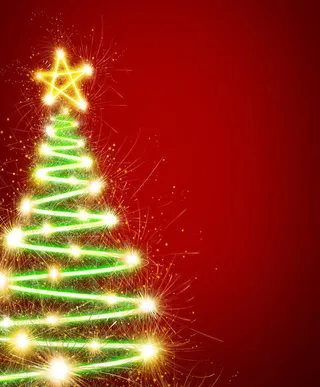 发光圣诞树免抠