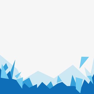 蓝色渐变几何背景边框