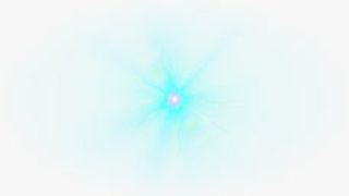 蓝色卡通绚丽光效免抠