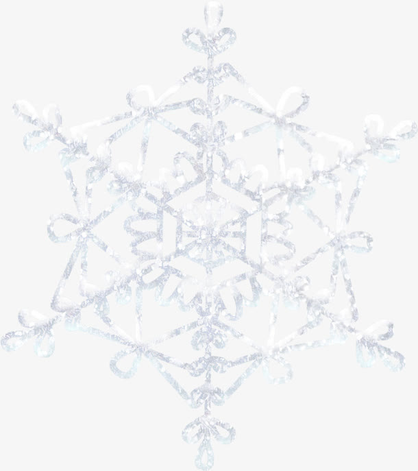 高清唯美雪花免抠