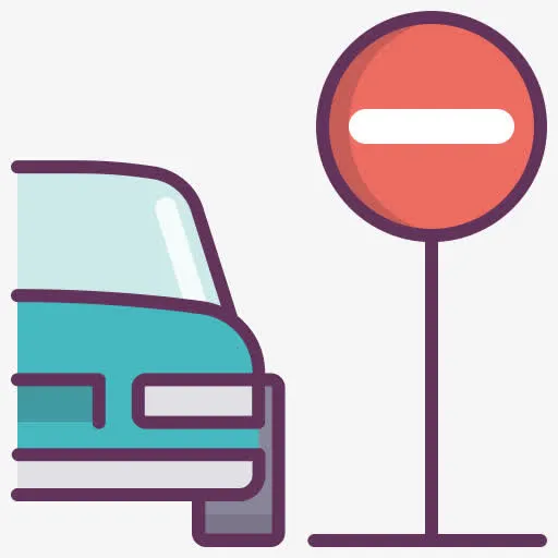 控制危险暂停道路标志标志停止停免抠