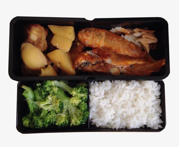 日式鱼便当免抠