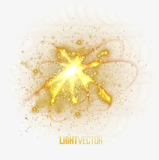 黄色光点背景装饰