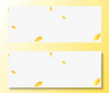 漂浮黄色花瓣素材免抠