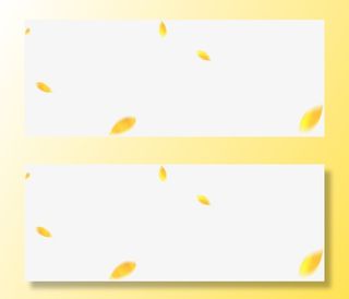 漂浮黄色花瓣素材免抠