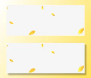 漂浮黄色花瓣素材免抠