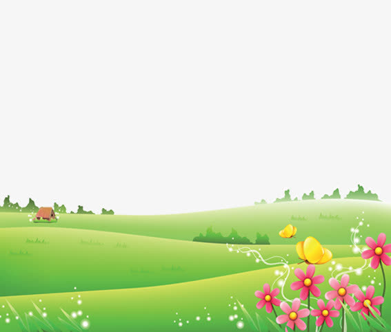 绿色的大草原免抠