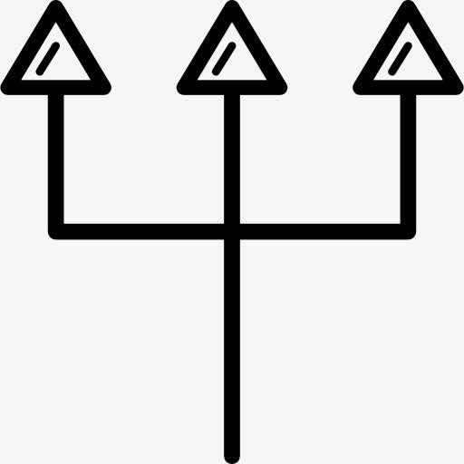 三箭导流图标免抠