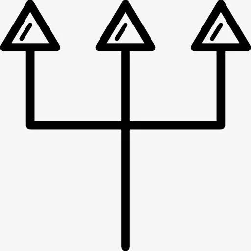 三箭导流图标免抠