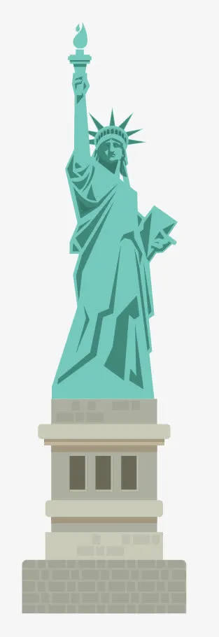 自由女神免抠