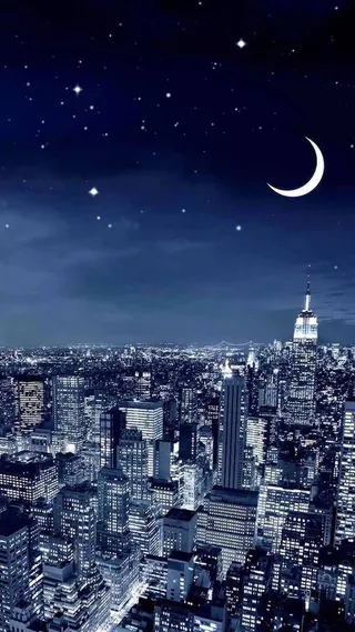 星空城市APP手机端H5背景高清