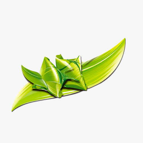 卡通水墨手绘粽子免抠