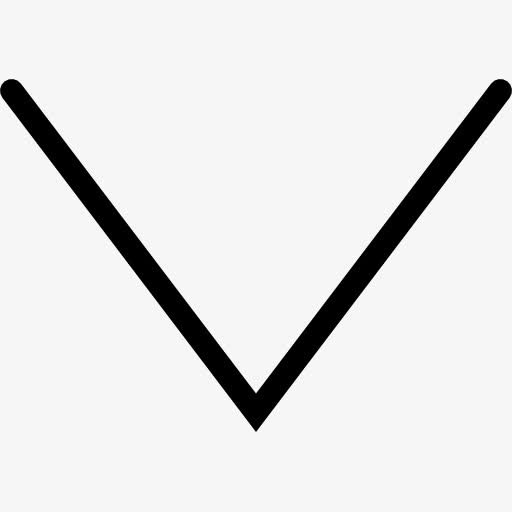 向下尖括号图标免抠