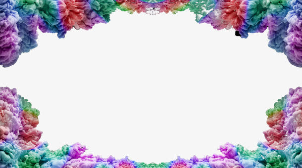 彩色烟雾免抠