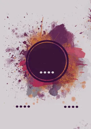 喷墨彩色迸发现代感简约海报背景素材高清