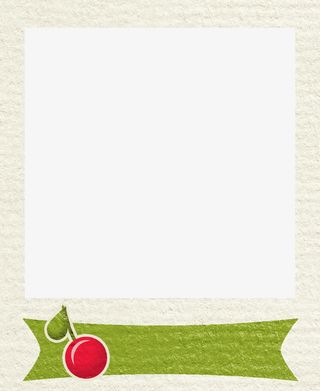 水果矩形框免抠