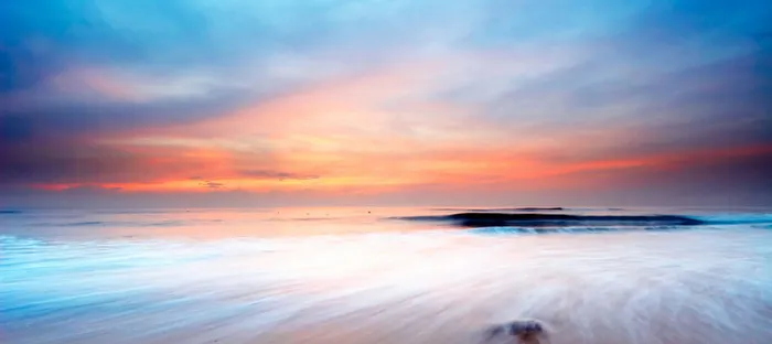 唯美夕阳大海淘宝海报素材高清