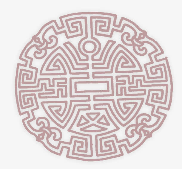 中国风镂空纹理免抠