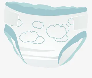 纸尿裤png矢量素材免抠