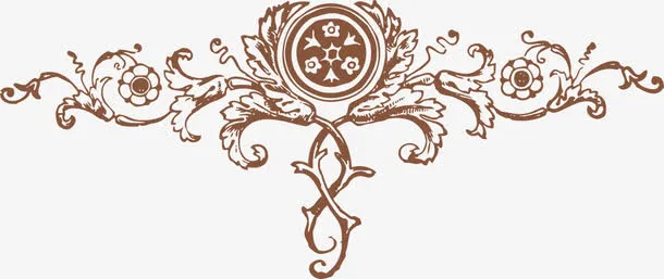 欧式  花纹 花边 底纹 古典免抠
