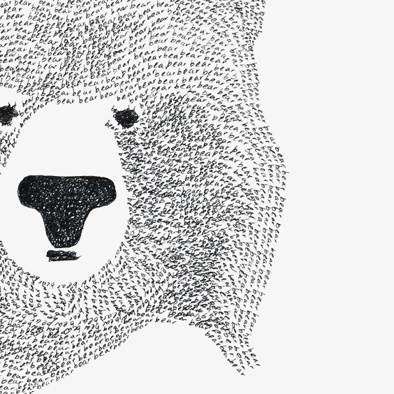 小熊插画免抠